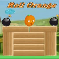 ملصق اللعبة Roll Orange