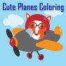 poster of Cute Planes Coloring game