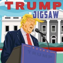 ملصق اللعبة Trump Jigsaw