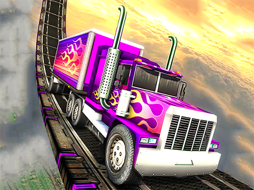poster of Play Impossible Truck Stunt Parking Game Online 2024 game