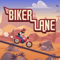 ملصق اللعبة Biker Lane