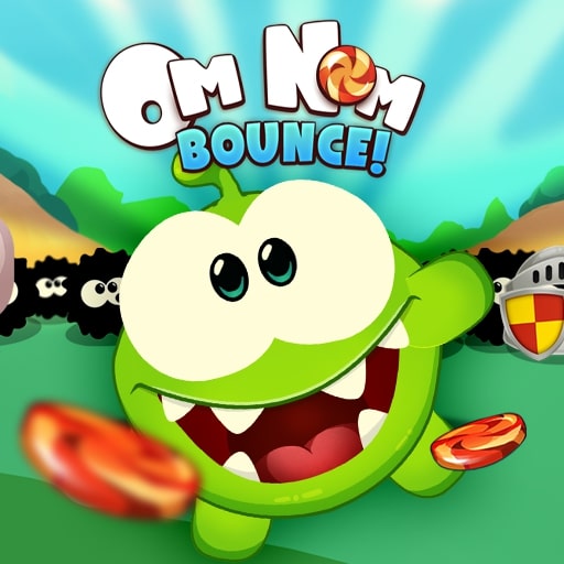 poster of Play Om Nom Bounce Game Online 2024 game