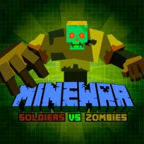 poster of MineWar Soldiers vs Zombies game