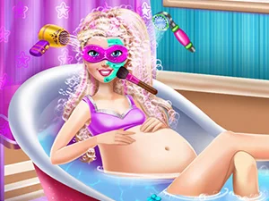 poster of Play Hero Ellie Pregnant Spa Game Online 2024 game