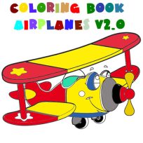 ملصق اللعبة Coloring Book Airplane V 2.0