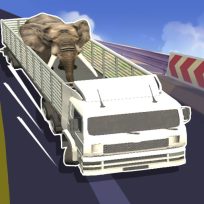 ملصق اللعبة Wild Animal Transport Truck