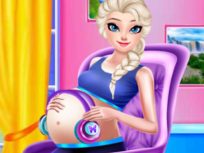 poster of Ice Princess Pregnant Caring game