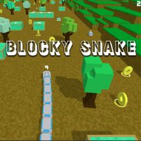 ملصق اللعبة Blocky Snake