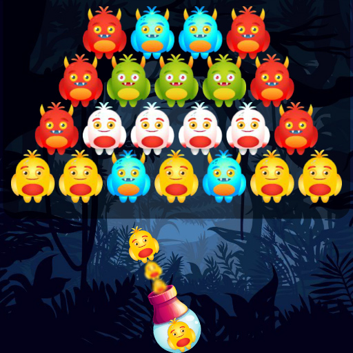 poster of Play Monster Bubble Shooter Game Online 2024 game