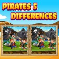 ملصق اللعبة Pirates 5 Differences