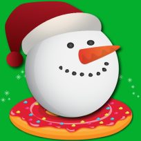 ملصق اللعبة Flappy Snowball Xmas