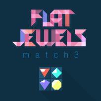 ملصق اللعبة Flat Jewels Match 3