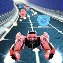 poster of Cosmic Racer 3D game