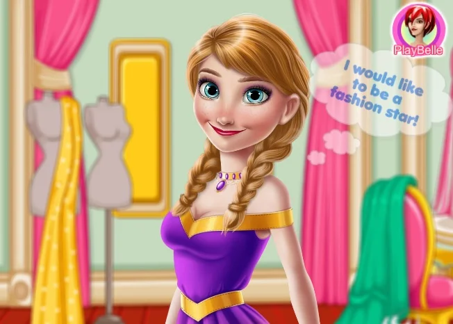 poster of Play Ice Princess Modeling Carrer Game Online 2024 game