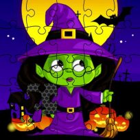 poster of Midnight Halloween Jigsaw game