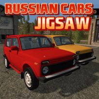 ملصق اللعبة Russian Cars Jigsaw