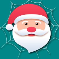 ملصق اللعبة Spider Santa Claus