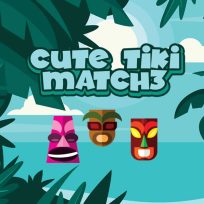 ملصق اللعبة Cute Tiki Match 3