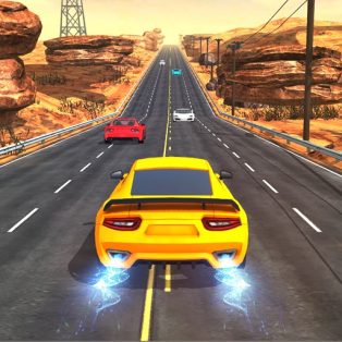 poster of Racing 3D Extreme Car Race game