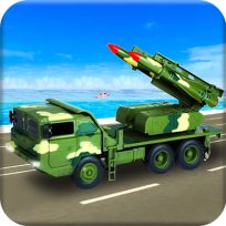 poster of Us Army Missile Attack Army Truck Driving Games game