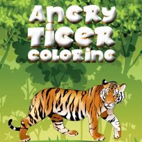 poster of Angry Tiger Coloring game