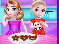 ملصق اللعبة Little girls kitchen Time