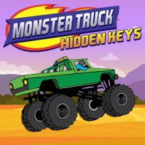 ملصق اللعبة Monster Truck Hidden Keys