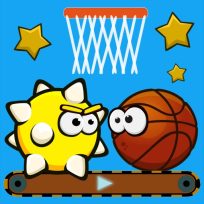 ملصق اللعبة Orange Ball: BasketGo Puzzle