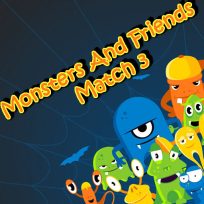 ملصق اللعبة Monsters And Friends Match 3