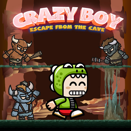 poster of Play Crazy Boy Escape From The Cave Game Online 2024 game