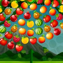 ملصق اللعبة Bubble Shooter Fruits Wheel