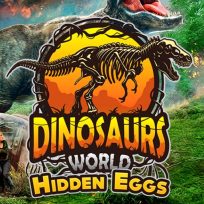 ملصق اللعبة Dinosaurs World Hidden Eggs