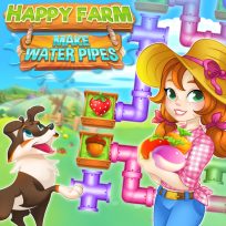 poster of Happy farm make water pipes game