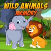 ملصق اللعبة Wild Animals Memory