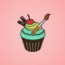 poster of Yummy Cupcake Coloring game