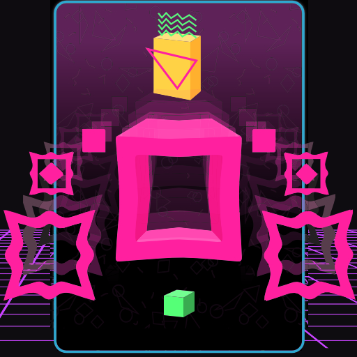 poster of Play Big NEON Tower VS Tiny Square Game Online 2024 game