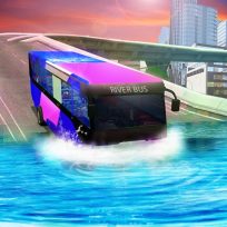 ملصق اللعبة Water Surfing Bus Driving Simulator 2019