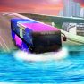 poster of Water Surfing Bus Driving Simulator 2019 game