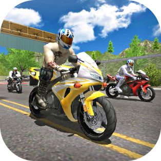 poster of MotorBike Racer 3D game