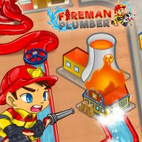 ملصق اللعبة Fireman Plumber