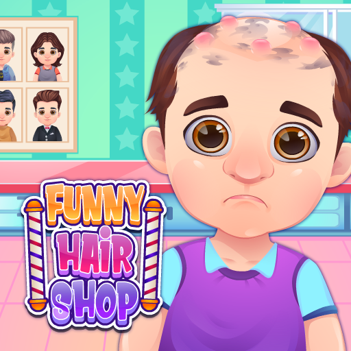 poster of Play Funny Hair Salon Game Online 2024 game