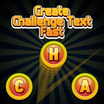 ملصق اللعبة Create Challenge Text Fast