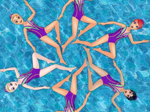 poster of Play Princess Synchronized Swimming Game Online 2024 game