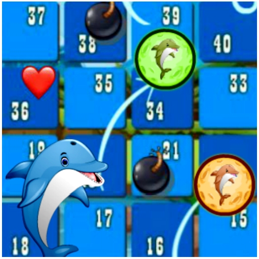 poster of Play Dolphin Dice Race Game Online 2024 game