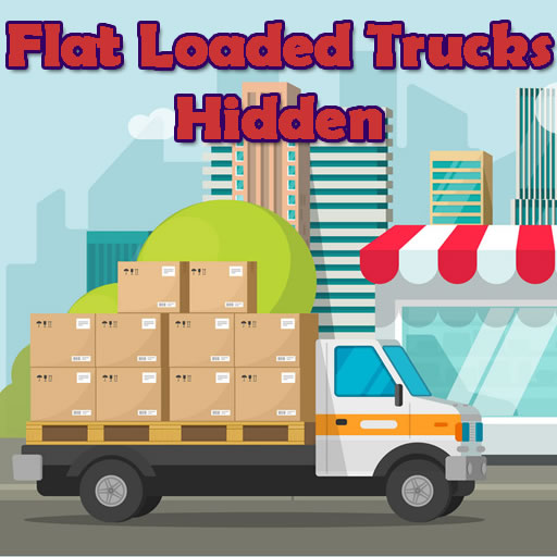 poster of Play Flat Loaded Trucks Hidden Game Online 2024 game