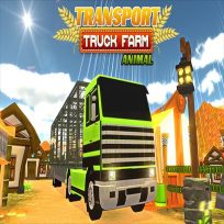 ملصق اللعبة Farm Animal Truck Transporter Game