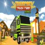 poster of Farm Animal Truck Transporter Game game