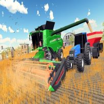 ملصق اللعبة Real Village Tractor Farming Simulator 2020