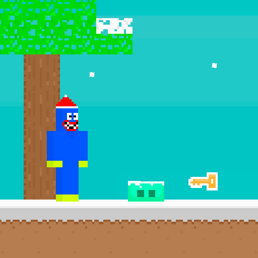 poster of Play Noob Huggy Winter Game Online 2024 game