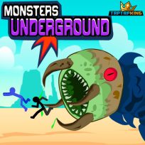 ملصق اللعبة Monster Underground